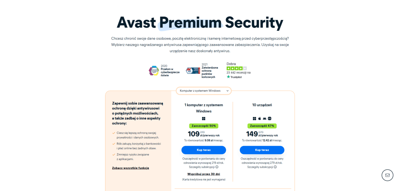 Recenzja Avast Antivirus: Opinie i test 2025