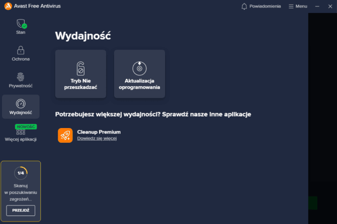 Wydajność Avast