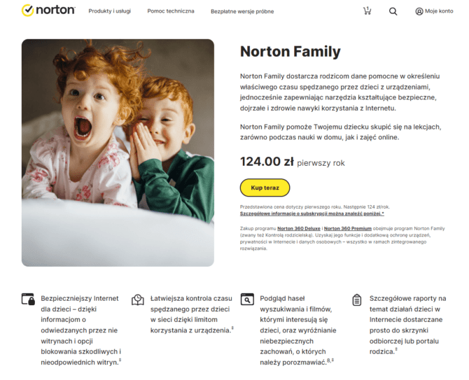Norton Family - kontrola rodzicelska